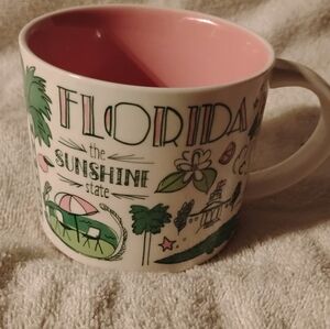 Starbucks Been There Series Across the Globe Florida Sunshine State Mug 14 OZ ..